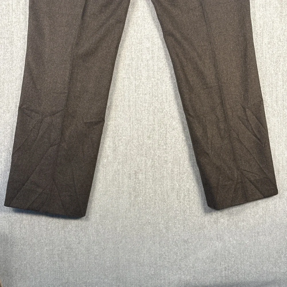 Epaulet Pants Men 31 Brown Wool‎ Made in USA Brooklyn NYC tailored trussers